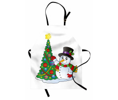 Xmas Tree Winter Apron