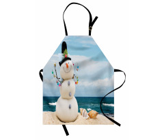 Winter Vacation Coastal Apron