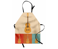 Acoustic Guitars Retro Apron