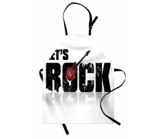 Let's Rock Grunge Fun Apron