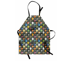 Music Themed Strings Apron