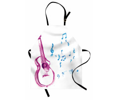 Watercolor Music Making Apron