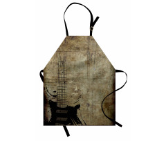 Faded Instrument Design Apron