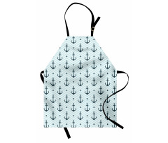 Zigzags Maritime Dots Apron