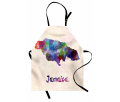 Abstract Country Map Apron
