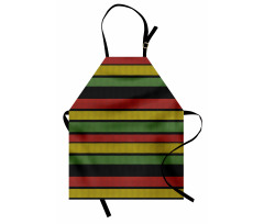 Knitted Rasta Lines Apron