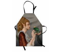 Princess Kissing Frog Apron