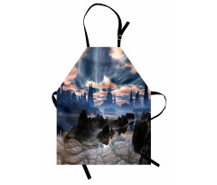 Rock Towers Alien World Apron