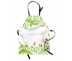 Blossoming Stripes Apron