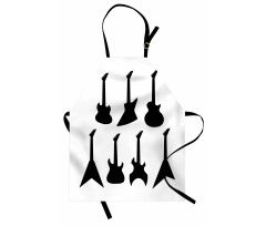 Guitar Silhouettes Apron