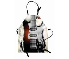 Retro Grunge Guitar Apron