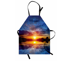 Dreamy Sunset Scenery Apron