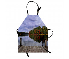 Wooden Dock Fall Splendor Apron