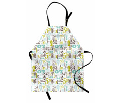 Colorful Typography Apron