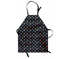 Cartoon Style Space Apron