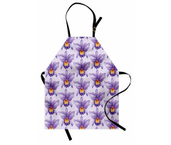 Tropical Orchid Flowers Apron
