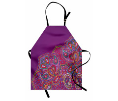 Floral Paisley Art Apron