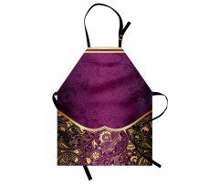 Oriental Floral Swirls Apron