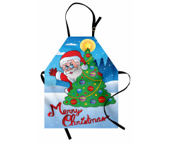 Tree Snowy Forest Apron