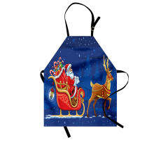 Moving on Sledge at Night Apron