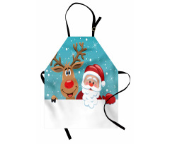 Rudolph Deer Greeting Apron