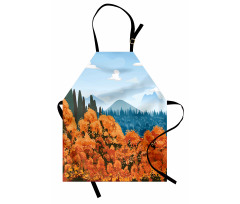 Digital Autum Season Apron