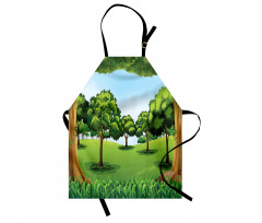 Nature Scene Summer Apron