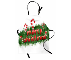 Candy Canes Garland Apron