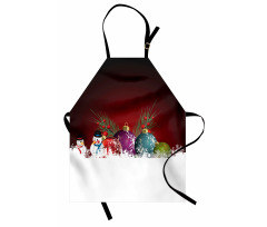 Snowman with Hat Apron