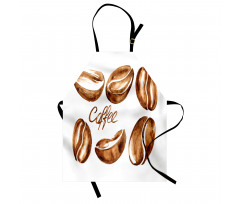 Watercolor Effect Beans Apron