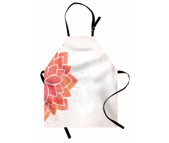 Aquarelle Half Flower Apron