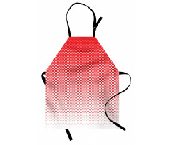 Retro Pointillism Ombre Art Apron