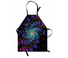 Vortex of Vivid Petals Apron