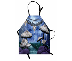 Dreamy Forest Mushroom Apron