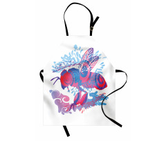 Abstract Bee Design Apron