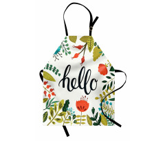 Flourishing Summer Flora Apron