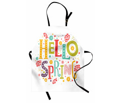 Colorful Spring Elements Apron