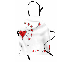 Dandelion with Hearts Apron