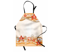 Sand Seashells Ropes Apron