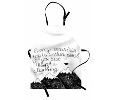 Sketchy Mountains Apron