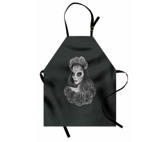 Calavera Girl Apron