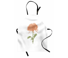 Retro Blooming Nature Apron