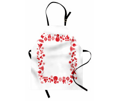 Santa Trees Baubles Apron