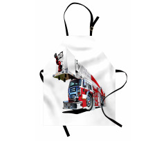 911 Emergency Firetruck Apron