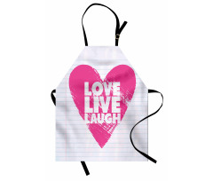 Notebook Words Apron