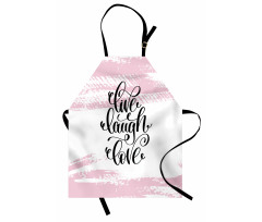 Abstract Pink Tone Apron