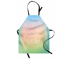 Bokeh Slogan Apron