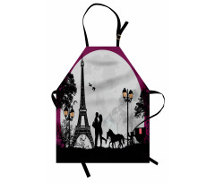 Couple with Full Moon Apron