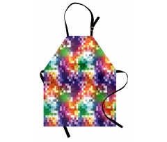 Rainbow Colored Square Apron