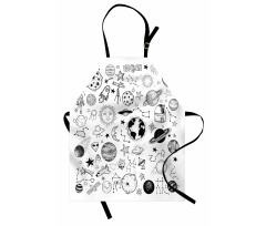 Planets Asteroids Cosmos Apron